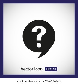 Question vector icon