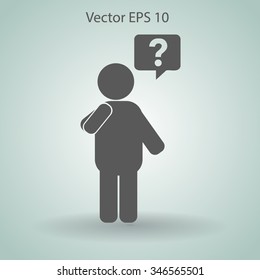 question vector icon