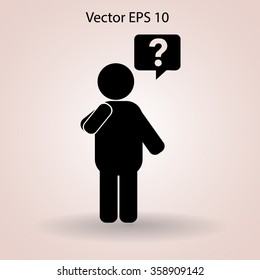question vector icon