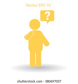 question vector icon