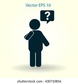 question vector icon