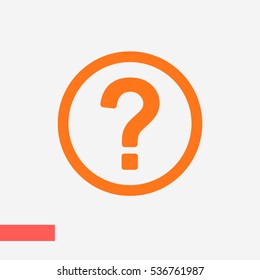 question vector icon