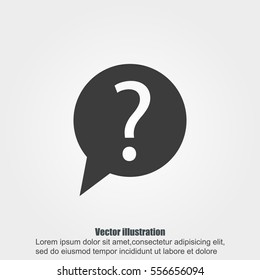 Question vector icon