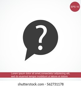 Question vector icon