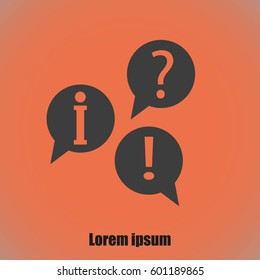 Question vector icon