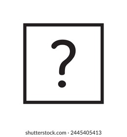 Question vector icon. About flat sign design. Info symbol pictogram. Help icon. FAQ sign. Information sign. UX UI icon