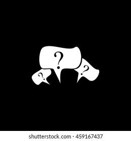 Question vector icon mark