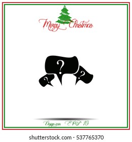 Question vector icon mark