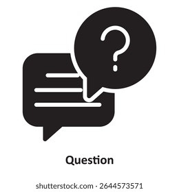 Question Vector Icon which can easily modify or edit

