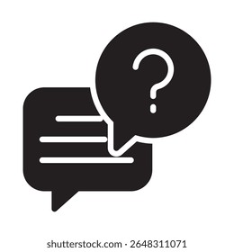 Question Vector Icon which can easily modify or edit
