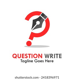 Question write design template illustration