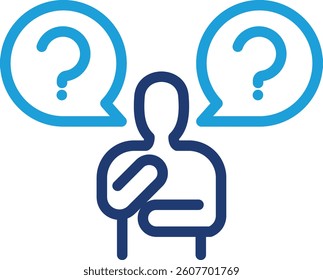 Questioning Icon Element For Design