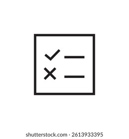questionnair icon editable outline stroke vector eps