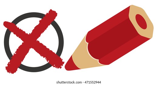 Questionnaire Check box Red