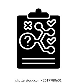 Elemento De Ícone De Questionário Para Design