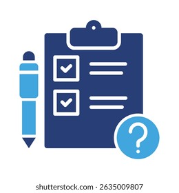Questionnaire Icon Element for Design