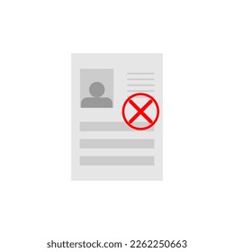Questionnaire icon. Vector illustration on a white background.