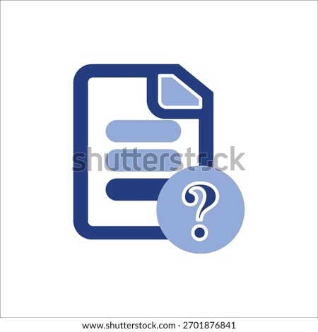 questionnaire icons. simple colored vector