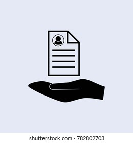 questionnaire on the hand