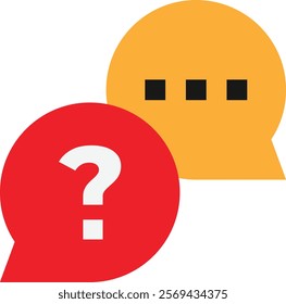 Questionnaire Survey Checklist Icon Vector Flat Illustrasi 