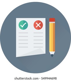  Questionnaire Vector Icon