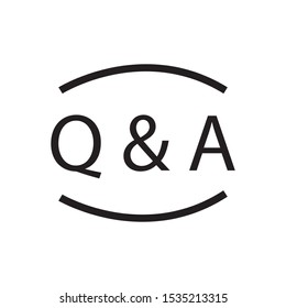 Questions and answer icon vector illustration