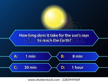 Questions and answers on the theme of space. Quiz, TV show, exam. Vector illustration.
