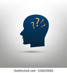 Questions, Answers, Uncertainty - New Possibilities, Opportunities, Business Ideas - Vector Illustration, Icon Concept Creative Design