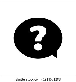 Questions FAQ Icon Vector Graphic Illustration