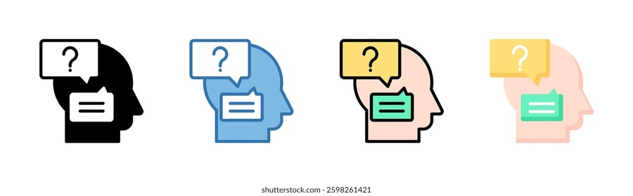 Questions Icon Element For Design