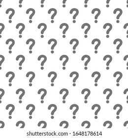 Questions marks seamless pattern background.