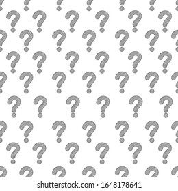 Questions marks seamless pattern background.