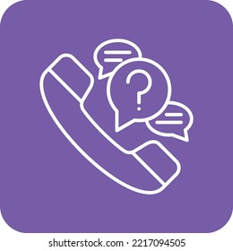 Questions vector icon. Can be used for printing, mobile and web applications.