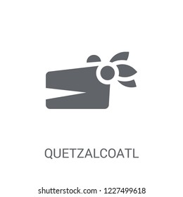 Quetzalcoatl icon. Trendy Quetzalcoatl logo concept on white background from Fairy Tale collection. Suitable for use on web apps, mobile apps and print media.