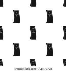 Queue, access terminal. Terminals single icon in black style isometric vector symbol stock illustration web.