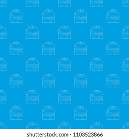 Queue in canteen for food concept. Outline illustration of queue in canteen for food vector concept for web