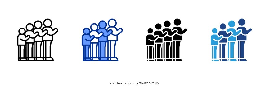 Queue icon sheet multiple style collection