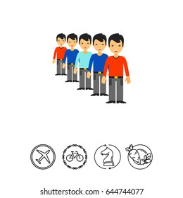 Queue Line Icon