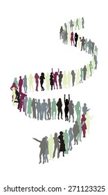 Queue Vector Icon