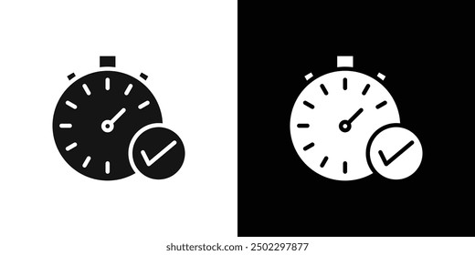 Schnelle Genehmigung Symbol Logo Set Vektor