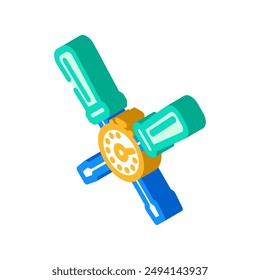 quick assembly product label caution isometric icon vector. quick assembly product label caution sign. isolated symbol illustration