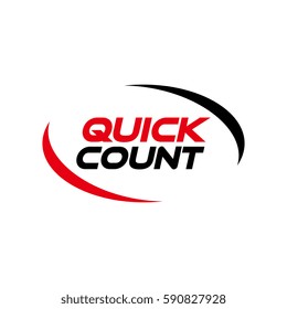 Quick count logotype