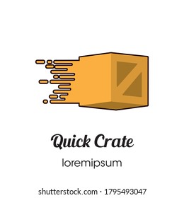 Quick Crate Logo Symbol Or Icon Template Design