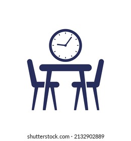 quick date icon on white