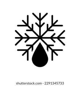 Quick defrost icon vector illustration on white background