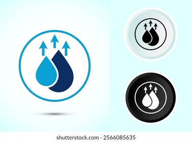 Quick dry icon design illustration. Fast dry cleaning service sign