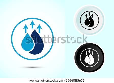 Quick dry icon design illustration. Fast dry cleaning service sign