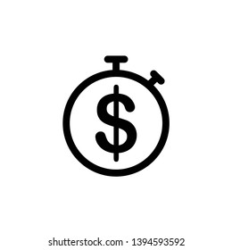 quick, fast  loan icon vector