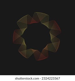 Quick Flower design graphic template