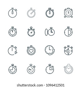 Quick icon. collection of 16 quick outline icons such as . editable quick icons for web and mobile.